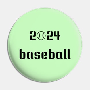 t bal Baseball Pin