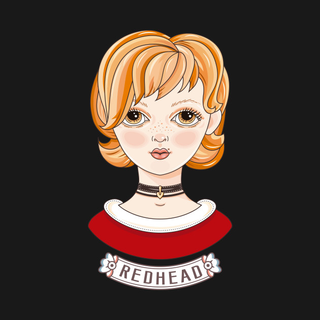 Discover Redhead - Redhead Girl - T-Shirt