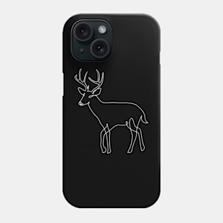 Deer One Line Art Phone Case