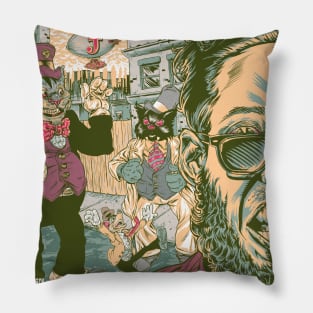 Escape from Fat Kat City Pillow