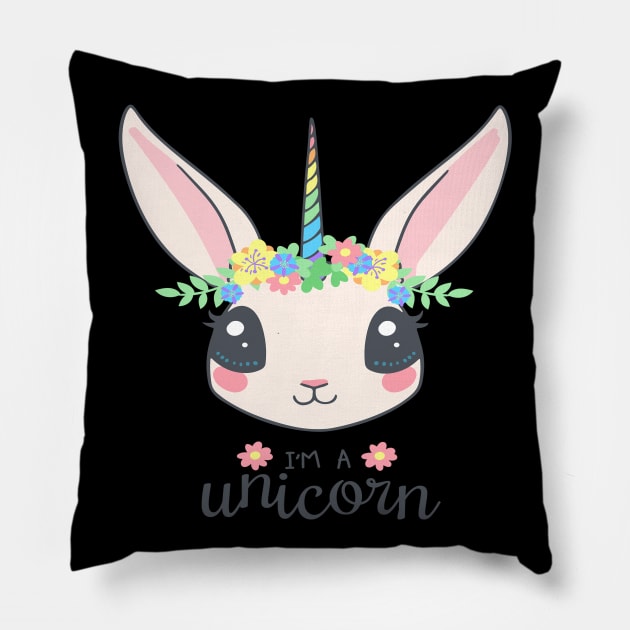 Funny Bunny Pillow by eufritz