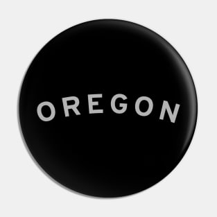 Oregon Typography Pin