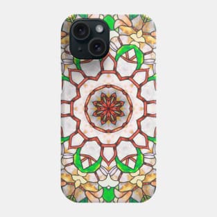 Apple Blossom Stained Glass Phone Case