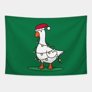 Adorable Christmas Goose Tapestry