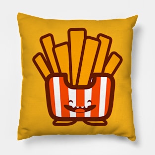 Smiling French Fries Pillow