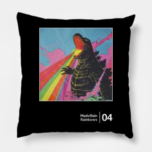 Rainbows - Minimalist Graphic Design Fan Artwork Pillow