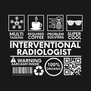 Interventional Radiologist Black T-Shirt