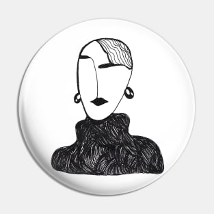 A very serious woman Pin