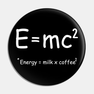 Theory of Relativity Funny Equation Pin