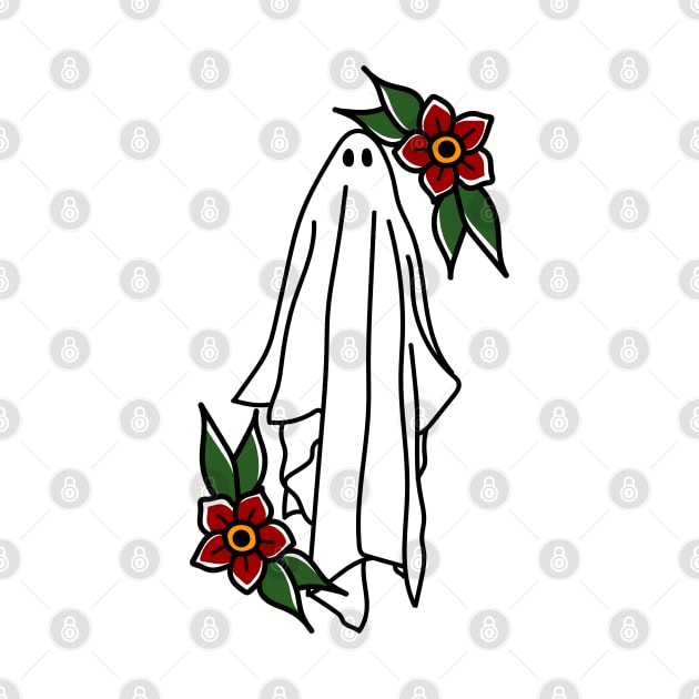 American Traditional Ghost by Jessimk