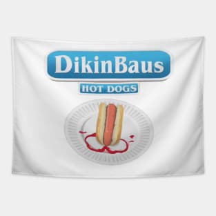 DikinBaus Hot Dogs Tapestry