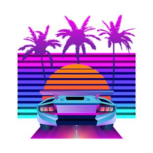 80s Retro - 80s Aesthetic - 1980s Car - The 80s T-Shirt