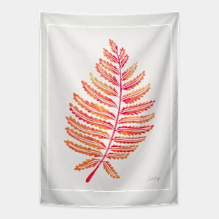 fern leaf pink Tapestry