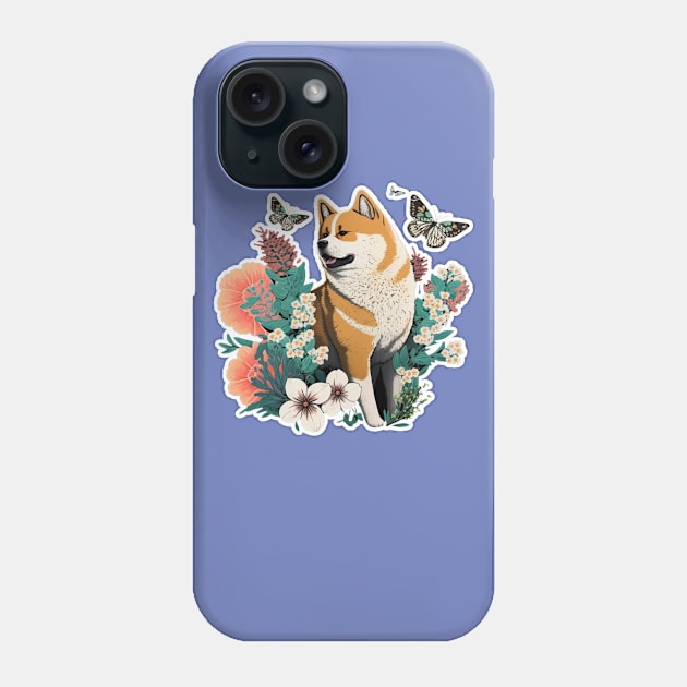 Akita Dog Phone Case by Zoo state of mind