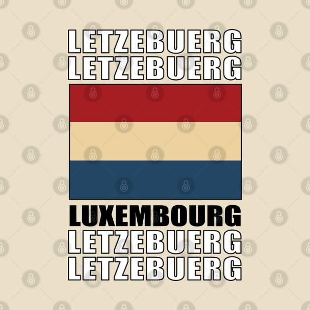 Flag of Luxembourg by KewaleeTee