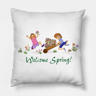 Welcome Spring Pillow