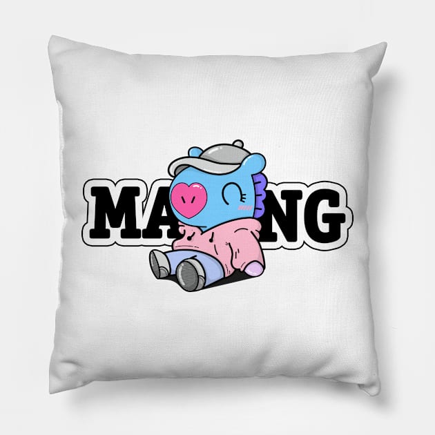 BTS - Mang Pillow by Innsmouth