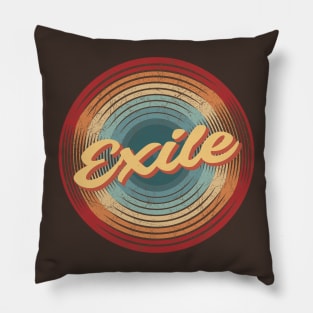 Exile Vintage Circle Pillow