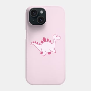 Pink Dino Phone Case