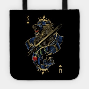 King and Queen card Tote