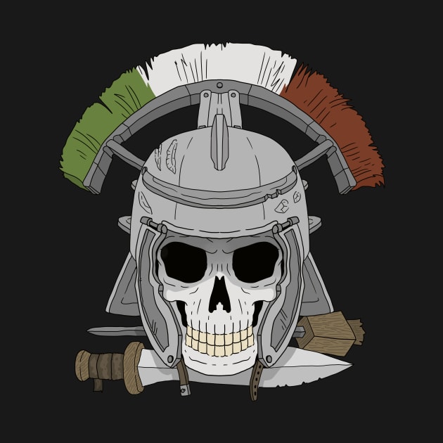 italy, roman empire skull. by JJadx