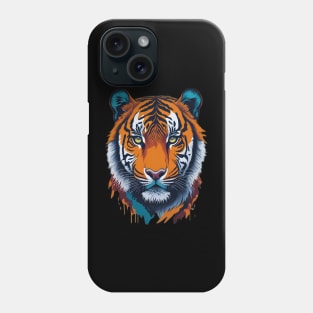 Wildlife Tiger Face Art Phone Case