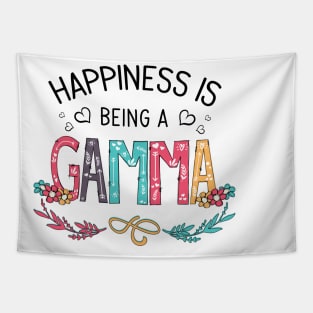 Happiness Is Being A Gamma Wildflowers Valentines Mothers Day Tapestry