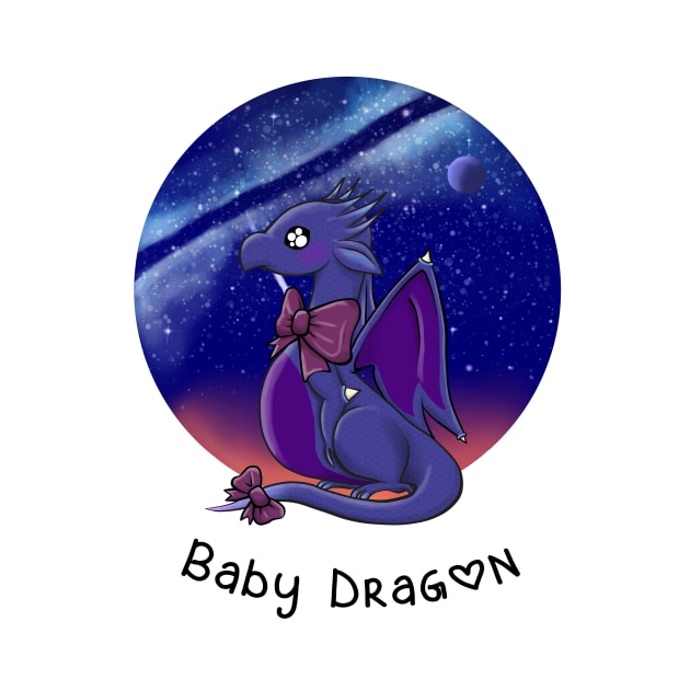 Galaxy Baby Dragon by TreatYourLittle