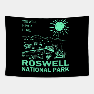 Roswell National Park UFO New Mexico Tapestry