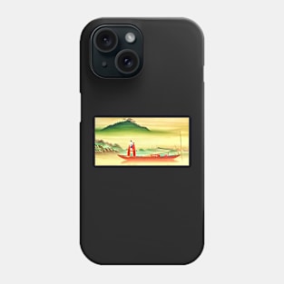 Fishing boat in Vietnam Phone Case