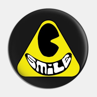 Positive Happy Face Smiling Cyclops  Monster Pin