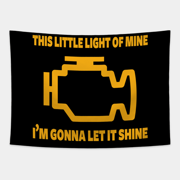 This Little Light of Mine I'm Gonna Let It Shine Tapestry by Pipsta