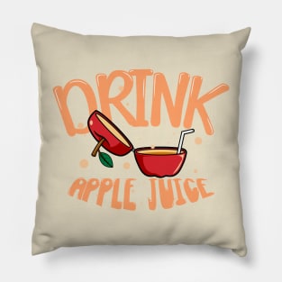 Drink Apple Juice Pillow