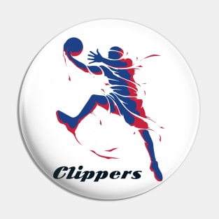 L.A Clippers Fans - NBA T-Shirt Pin