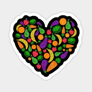 Vegan Heart Magnet