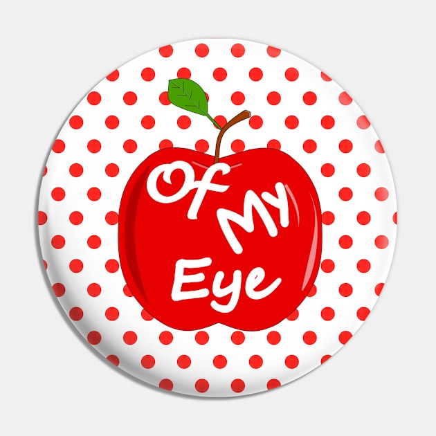 Apple Of My Eye Pin by SartorisArt1