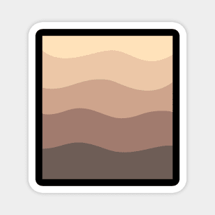 Abstract Desert Landscape Magnet