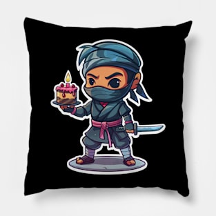 Birthday Ninja Pillow