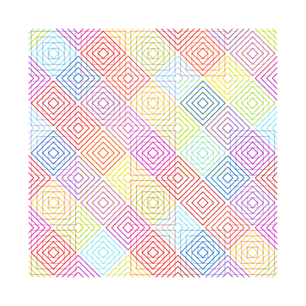 Optical Illusion Rainbow Pattern by Tobe_Fonseca