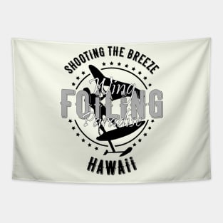 Wing Foiling Paradise - Hawaii Tapestry