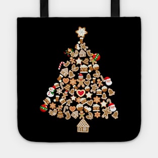 Gingerbread Man Christmas Tree Gingerbread Decor Tote