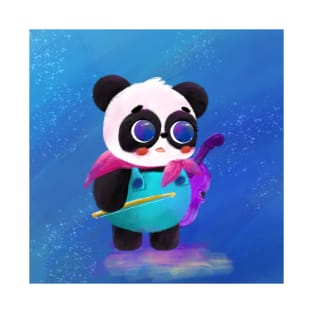 onty the panda wants to join the orchestra by jilooo T-Shirt