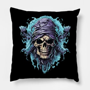 Pirate Flag Skull And Bones Pillow