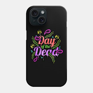 Logo With Ears Of Grain For Day Of The Dead Phone Case