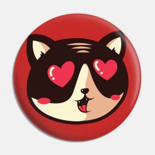 The Lover Cat Pin