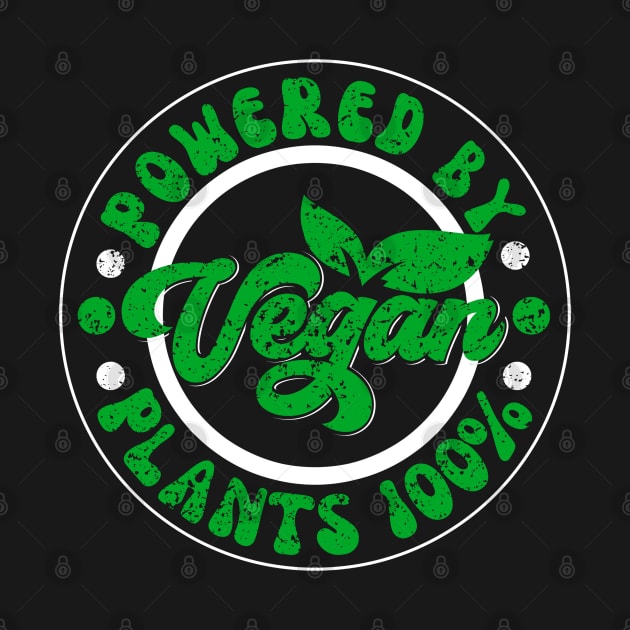 Vintage Powered By Plants WFPB Diet Vegan Nutrition Lovers by HypeProjecT