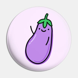 Cute Eggplant Pin