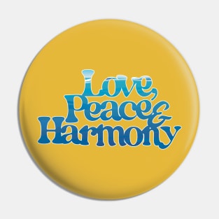 Love, Peace & Harmony (var3) Pin