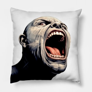 Angry Face: I Could Have Had a Cigar Pillow