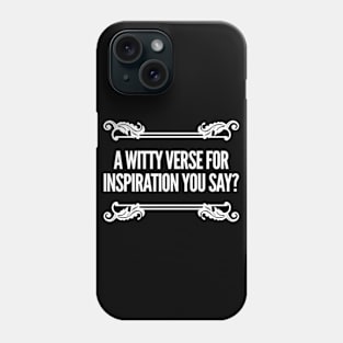 Funny DnD Bardic Inspiration D20 Natural Hit Bard Class Phone Case